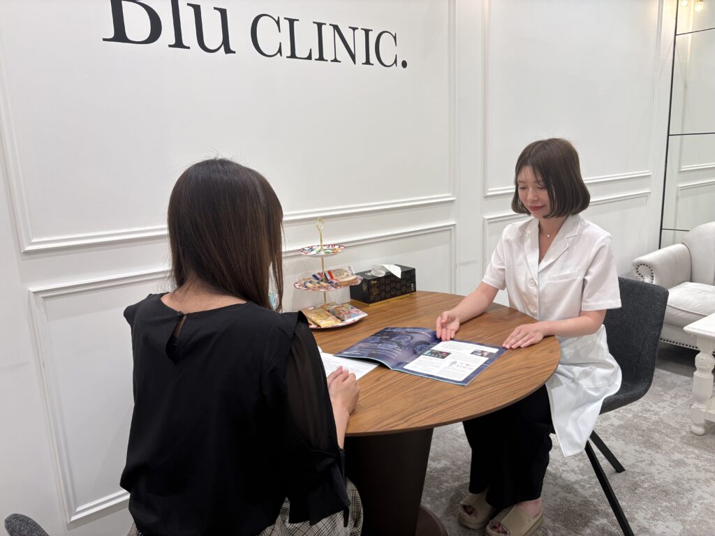 Professional medical consultation for Fibroblast and Stem Cell Therapy timeframes in Japan at Blu CLINIC (Osaka & Ginza, Tokyo)