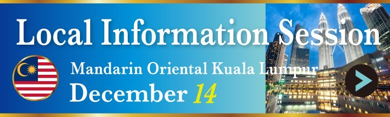 Local Information Session Mandarin Oriental Kuala Lumpur,  December 14,11:00-18:00