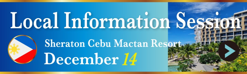 Local Information Session sherton Cebu Mactan Resort, December 6,11:00-18:00