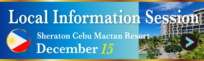 Local Information Session sherton Cebu Mactan Resort, December 6,11:00-18:00